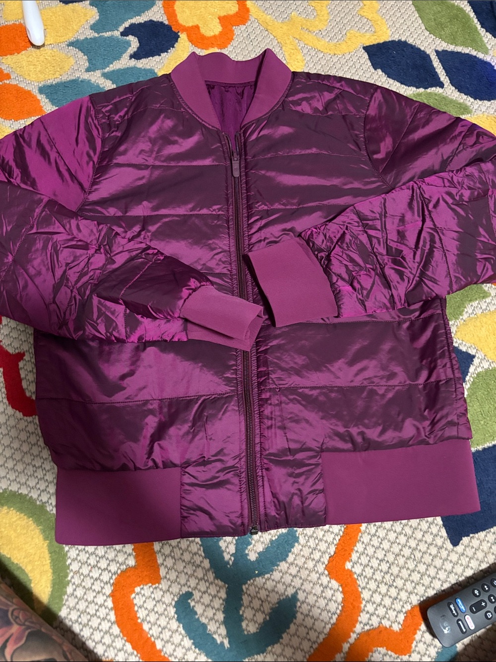 Lululemon Non-Stop Bomber *Reversible size 8 EUC